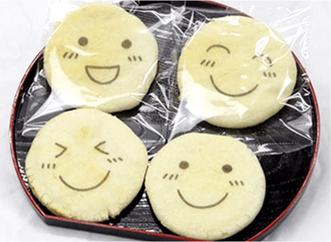 笑顔のお菓子