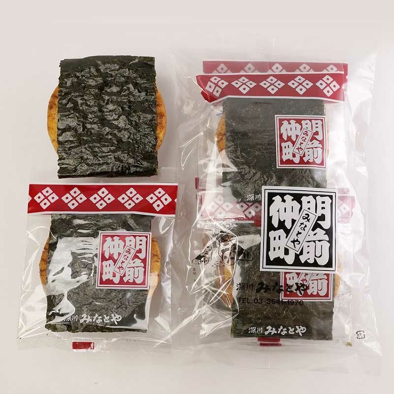 門前仲町海苔巻きせんべい（6枚袋） | 煎餅・豆・プチギフト・季節