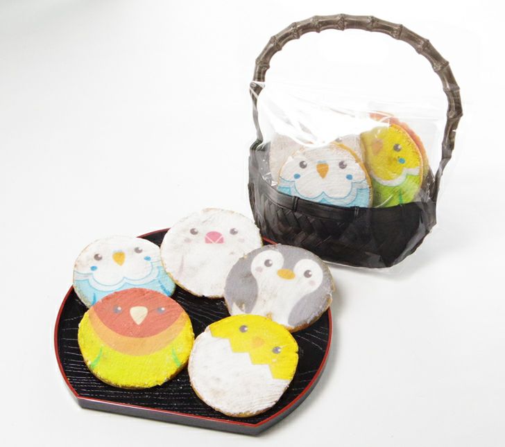 ことりのお菓子・福々ことり煎餅「ことりせん」｜みなとや